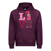 Mauve Wine love gnomies Urban Hoodie - BarkalooDesign