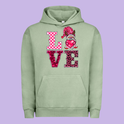 Love Gnomies Urban Hoodie Designed By Barkaloodesign