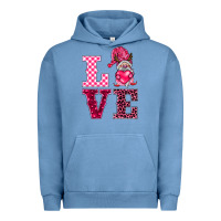 Pigment Pebble Blue love gnomies Urban Hoodie - BarkalooDesign