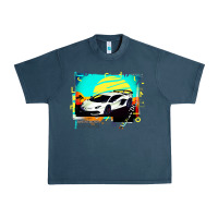 Midnight Navy Lam borghini Aventador SVJ gift Urban Heavy Tee - lanVoArt
