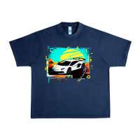 Navy Lam borghini Aventador SVJ gift Urban Heavy Tee - lanVoArt
