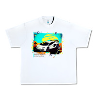 White Lam borghini Aventador SVJ gift Urban Heavy Tee - lanVoArt