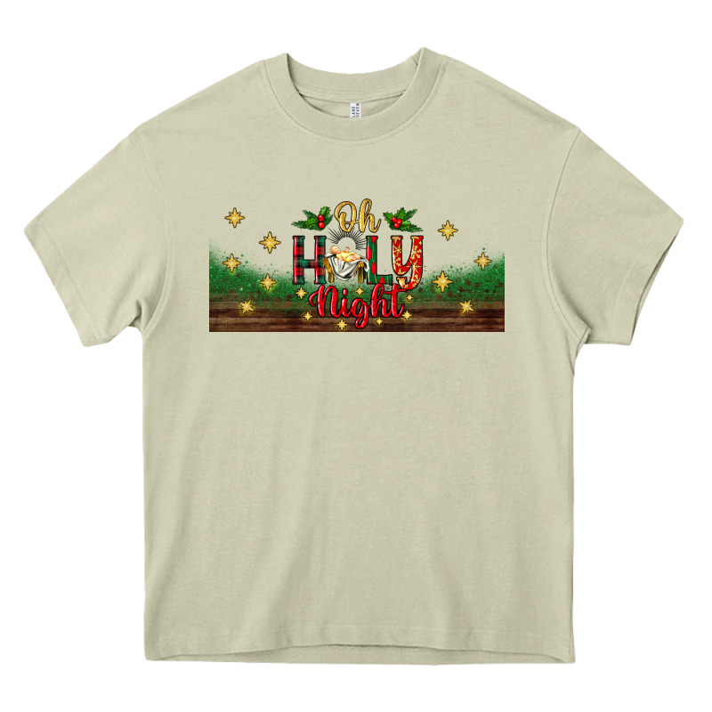 Oh Holy Night Heavy Core Tee by BundleAndBundleShop | Teevron