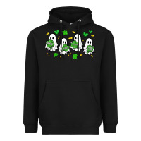 Black clover ghostie st.patrick's day Heavyweight Hoodie - Artiststas
