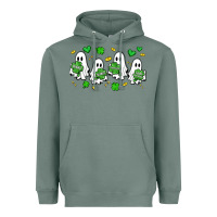 Sage clover ghostie st.patrick's day Heavyweight Hoodie - Artiststas