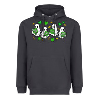 Smoke clover ghostie st.patrick's day Heavyweight Hoodie - Artiststas