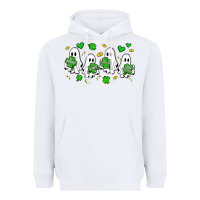 White clover ghostie st.patrick's day Heavyweight Hoodie - Artiststas