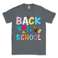 Charcoal Heather back to school Classic Tee - NancyCooperArtShop