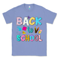 Colony Blue back to school Classic Tee - NancyCooperArtShop