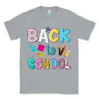 Heather Grey back to school Classic Tee - NancyCooperArtShop