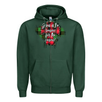 Sports Green Jesus is the Reason For The Season Zipper Hoodie - CowhideDigitalArt
