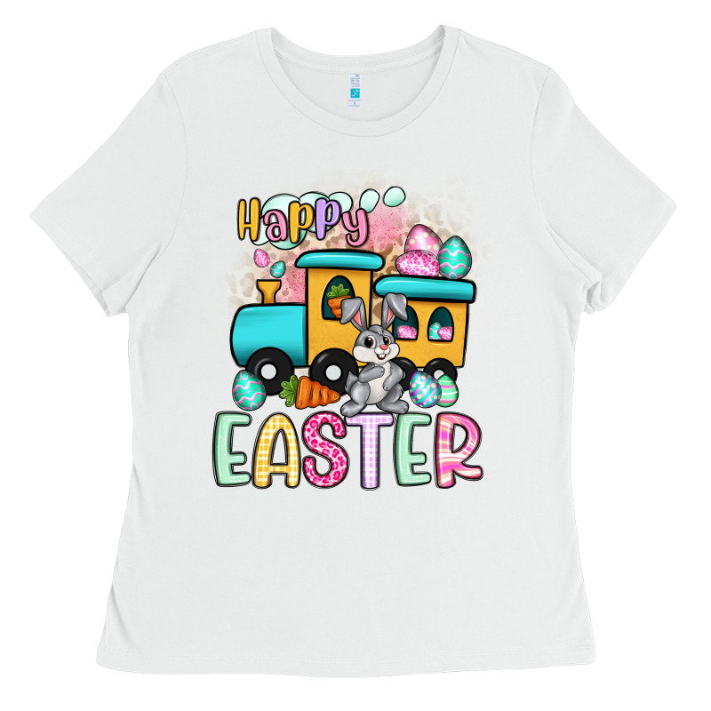 Happy Easter Train Ladies Tee by Artiststas | Teevron