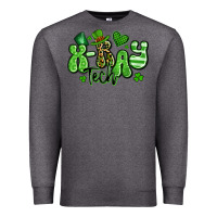 Charcoal Heather x ray tech st patrick's day Premium Sweatshirt - Artiststas