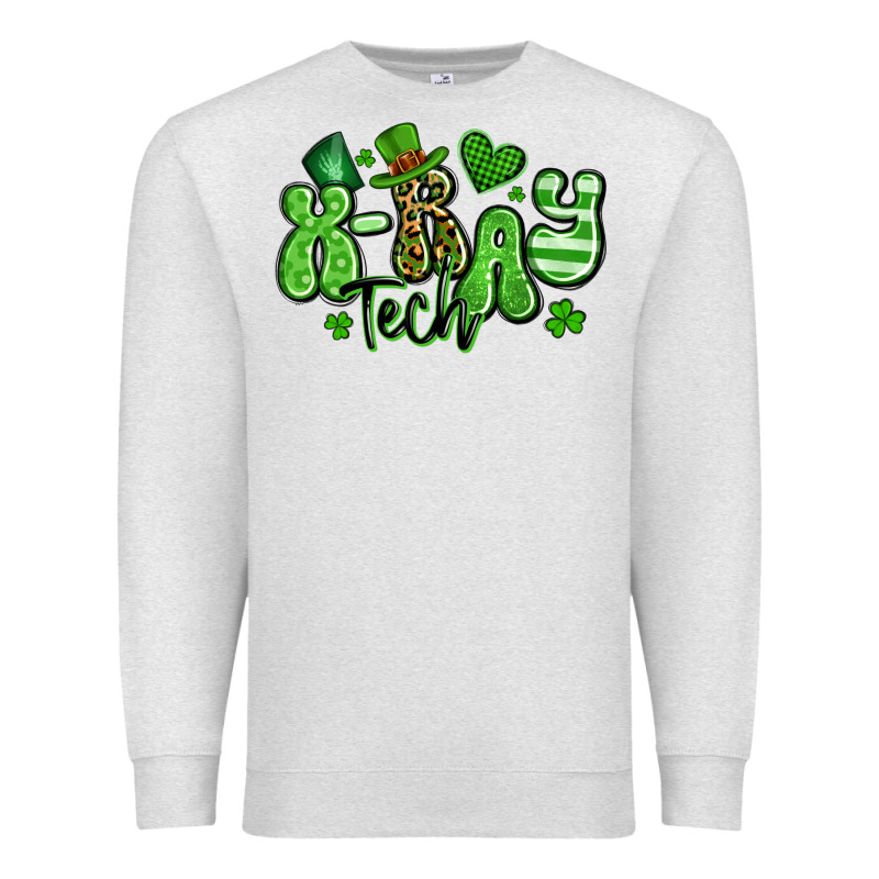 X Ray Tech St Patrick's Day Premium Sweatshirt by Artiststas | Teevron