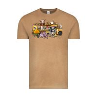 Vintage Camel farm animals school bus Vintage Tee - texasbilliewilder