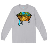 Moon Dust summer vibes pineapple lips Long Sleeve Tee - Jasminsmagicworld