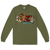 Army Green cozy season Long Sleeve Tee - CowGirlArtShop