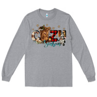 Heather Grey cozy season Long Sleeve Tee - CowGirlArtShop