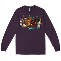 Plum cozy season Long Sleeve Tee - CowGirlArtShop