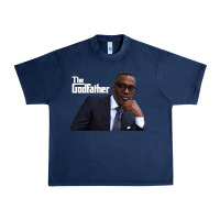 Navy kevin samuels   the godfather   memorial shirt rip to the legend! Urban Heavy Tee - lanVoArt