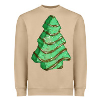 Mushroom green christmas cake Heavyweight Sweatshirt - FaDigitalArtStudio