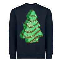 Green Christmas Cake Heavyweight Sweatshirt | Teevron