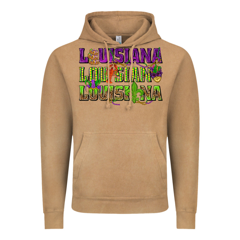 Louisiana Louisiana Louisiana Vintage Hoodie by HowdyJamesFarm | Teevron