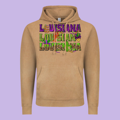 Louisiana Louisiana Louisiana Vintage Hoodie Designed By Howdyjamesfarm