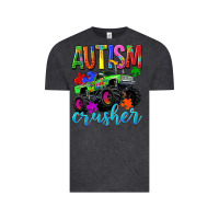 Vintage Black Autism Awareness crusher Vintage Tee - NancyCooperArtShop