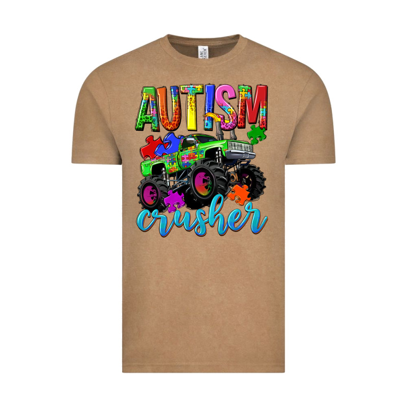 Autism Awareness Crusher Vintage Tee by NancyCooperArtShop | Teevron