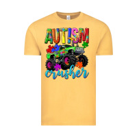 Vintage Mustard Autism Awareness crusher Vintage Tee - NancyCooperArtShop