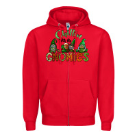 Red st patricks day gnomes Zipper Hoodie - CowhideDigitalArt