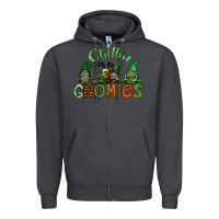 Smoke st patricks day gnomes Zipper Hoodie - CowhideDigitalArt