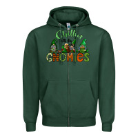 Sports Green st patricks day gnomes Zipper Hoodie - CowhideDigitalArt