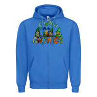 True Royal st patricks day gnomes Zipper Hoodie - CowhideDigitalArt
