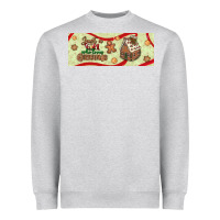 Heather Grey just a girl who loves christmas Heavyweight Sweatshirt - BundleAndBundleShop