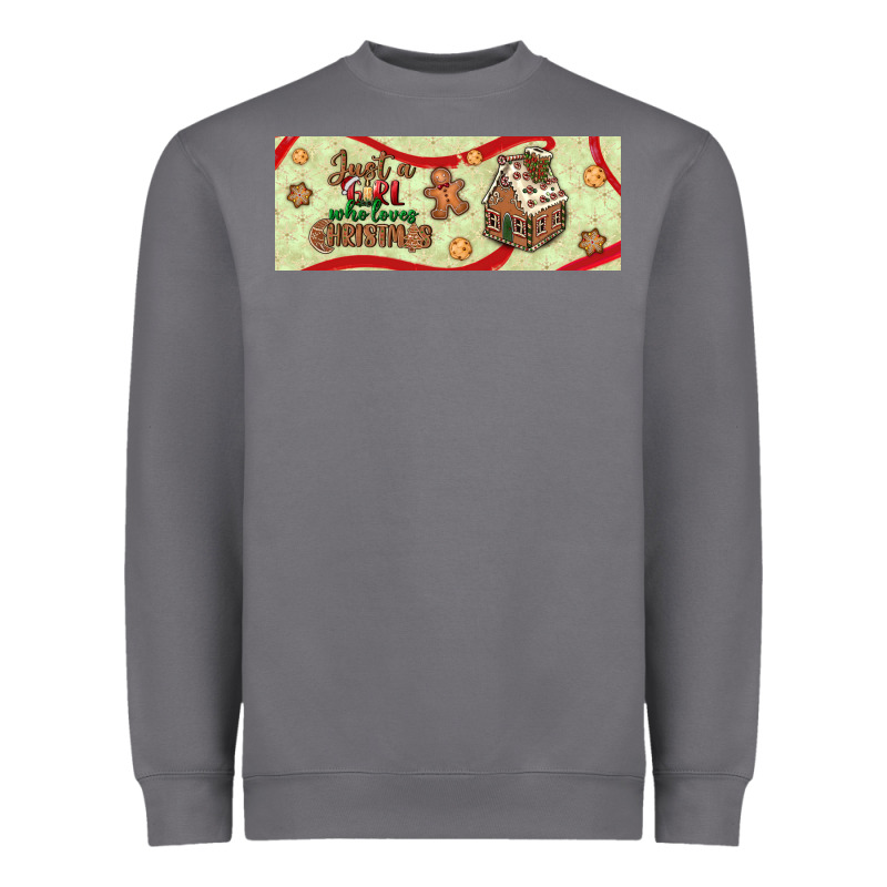 Just A Girl Who Loves Christmas Heavyweight Sweatshirt by BundleAndBundleShop | Teevron