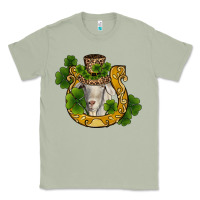 Matcha st patricks day goat horseshoe shamrock Classic Tee - RanaPortraitStore