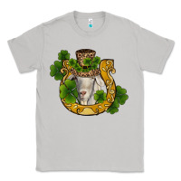 Moon Dust st patricks day goat horseshoe shamrock Classic Tee - RanaPortraitStore