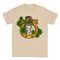 Mushroom st patricks day goat horseshoe shamrock Classic Tee - RanaPortraitStore