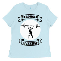 Baby Blue stronger everday Ladies Tee - Bettercallsaul