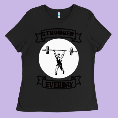 Stronger Everday Ladies Tee Designed By Bettercallsaul