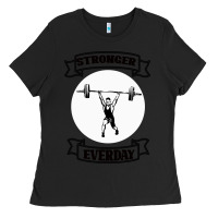 Black stronger everday Ladies Tee - Bettercallsaul