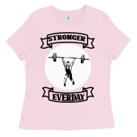 Bubblegum Pink stronger everday Ladies Tee - Bettercallsaul