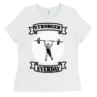 White stronger everday Ladies Tee - Bettercallsaul