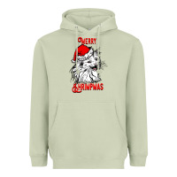 Matcha Merry Christmas Cat Heavyweight Hoodie - SublimationCraftShop
