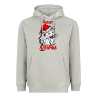 Moon Dust Merry Christmas Cat Heavyweight Hoodie - SublimationCraftShop