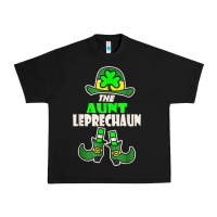 Black funny the aunt irish leprechaun st patricks day gift t shirt Urban Heavy Tee - lanVoArt