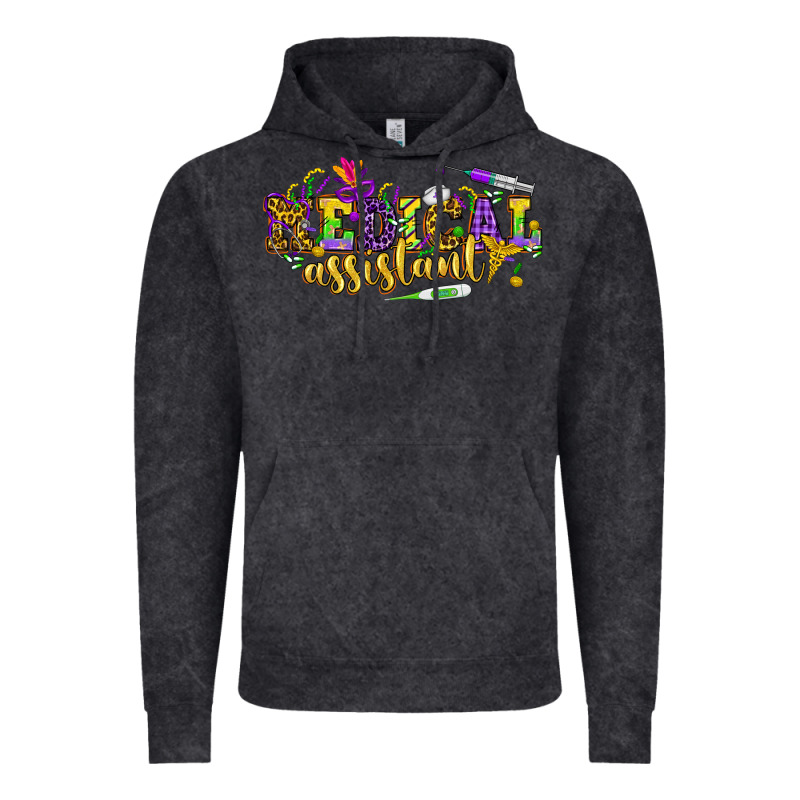 Ma Medical Assistant Mardi Gras Vintage Hoodie by HowdyJamesFarm | Teevron