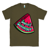 Army Green sweet summer watermelon Classic Tee - NancyCooperArtShop